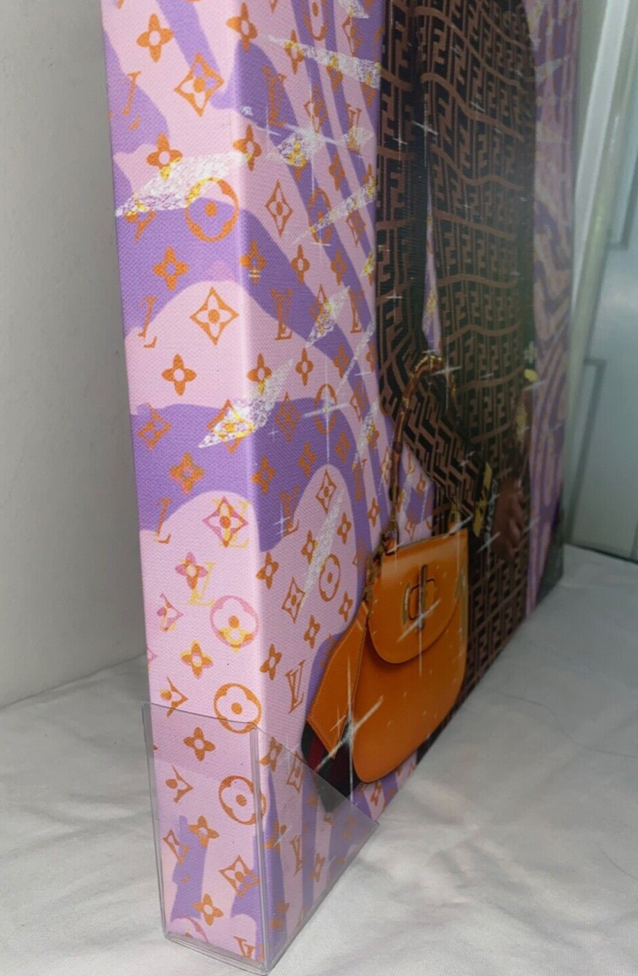 Oliver Gal LOUIS VUITTON / FENDI Fashionista Canvas Wall Art 20" x 16"